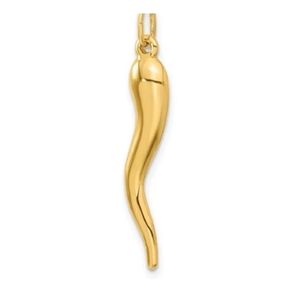 Brand New 10k Gold Italian Horn